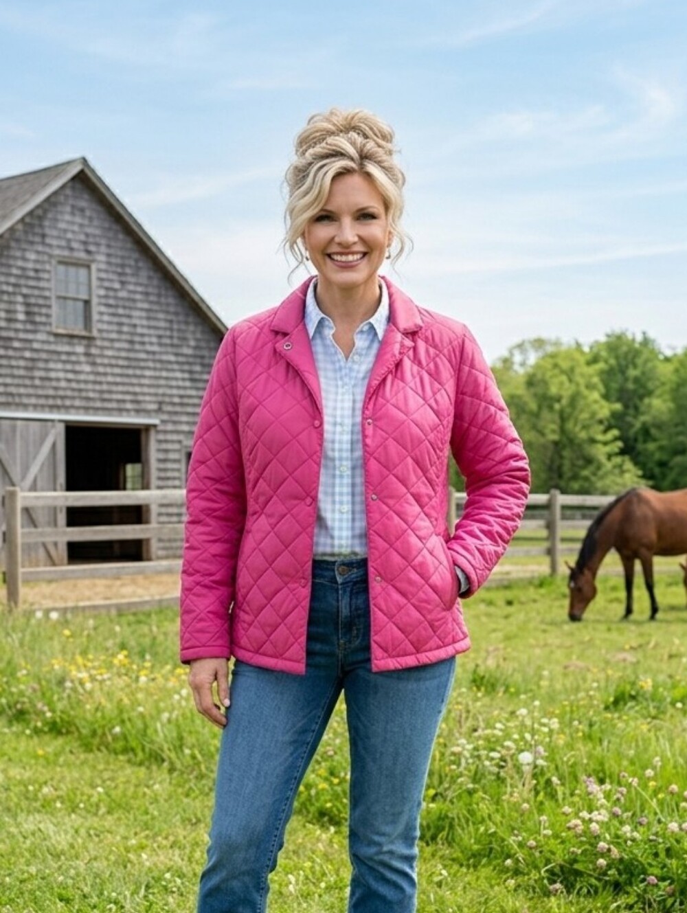L.L. Bean Quilted Barn Jacket